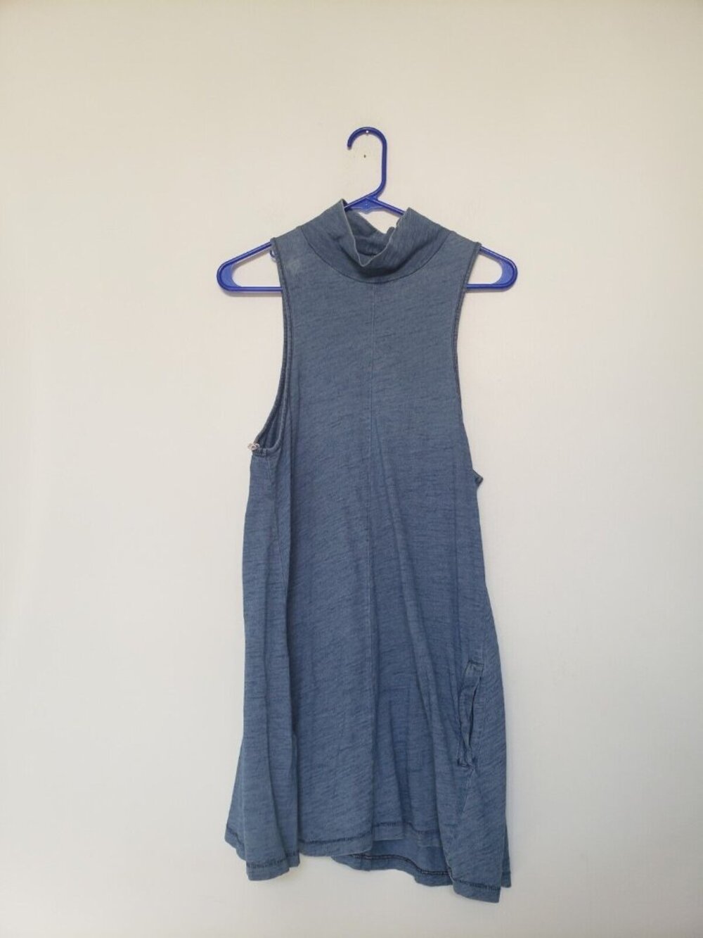 One X One Teaspoon Womens S Drifter Anchor Mini Dress Blue Sleeveless Cotton